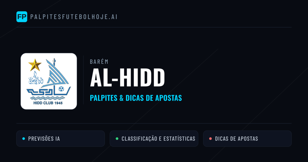 Al-Hidd Palpites & Estatísticas