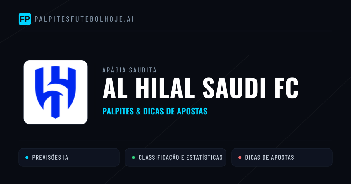 Al Hilal Saudi FC Palpites & Estatísticas
