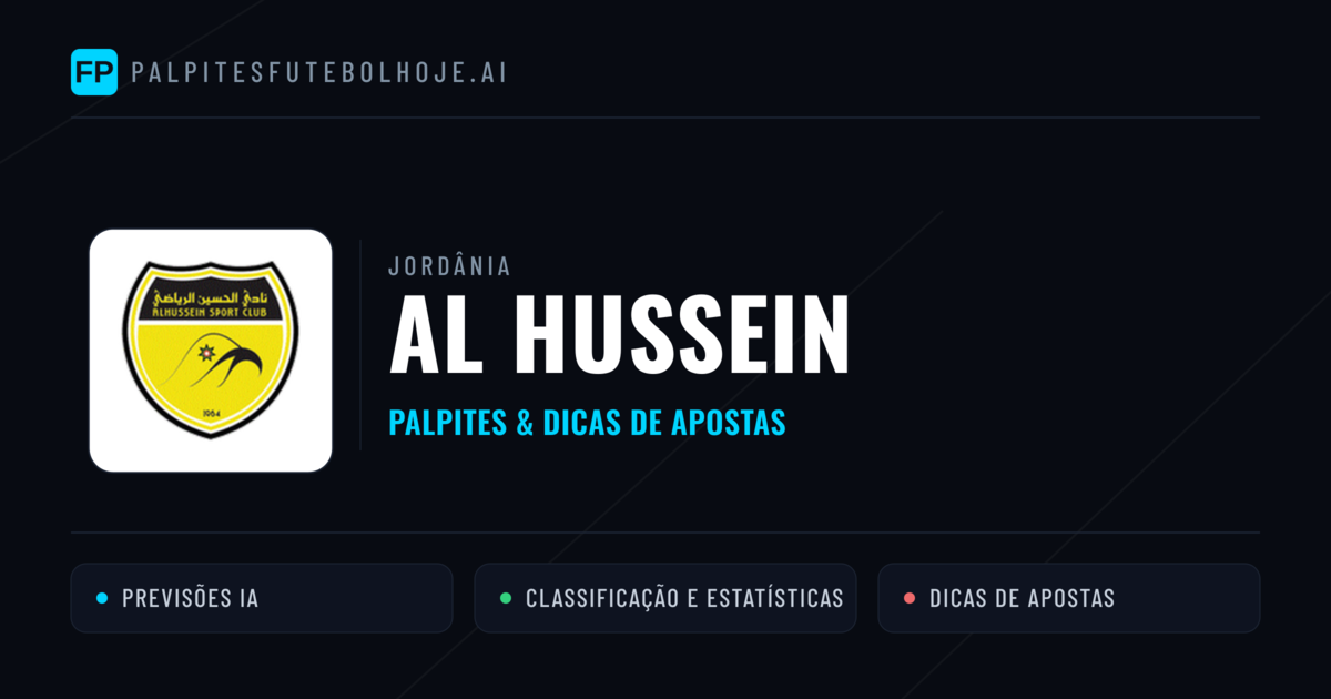 Al Hussein Palpites & Estatísticas