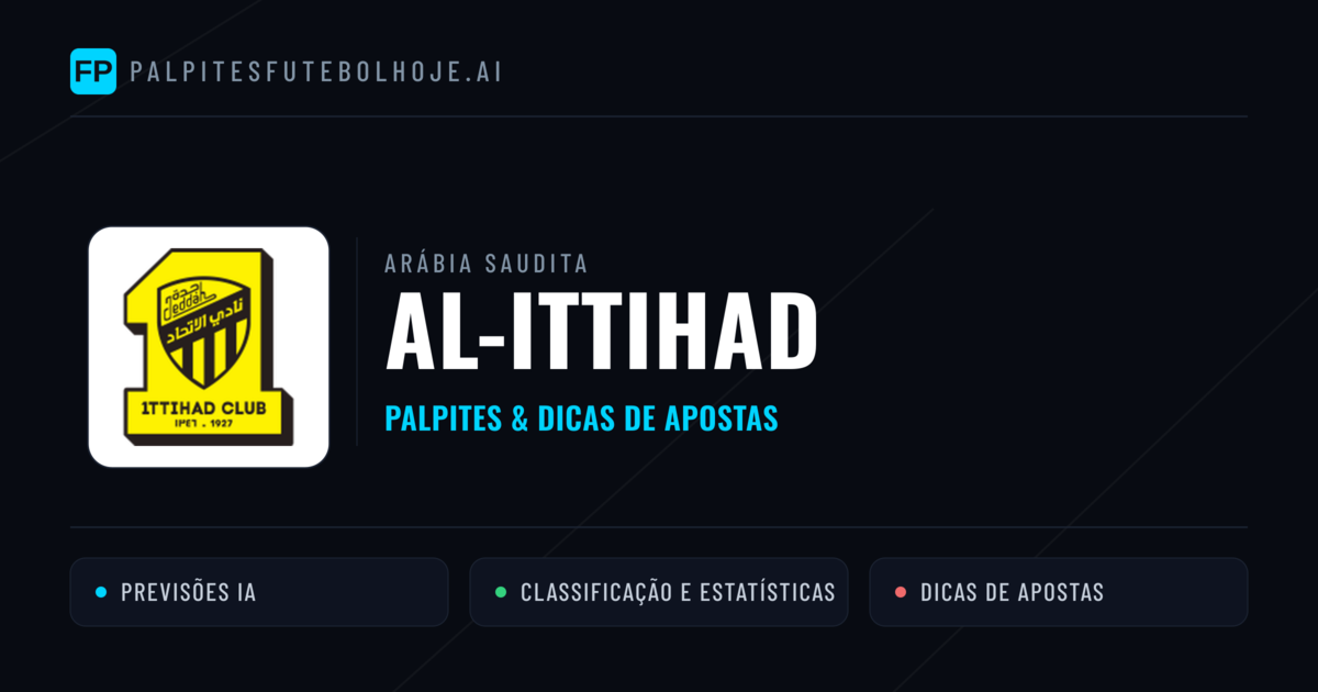 Al-Ittihad Palpites & Estatísticas