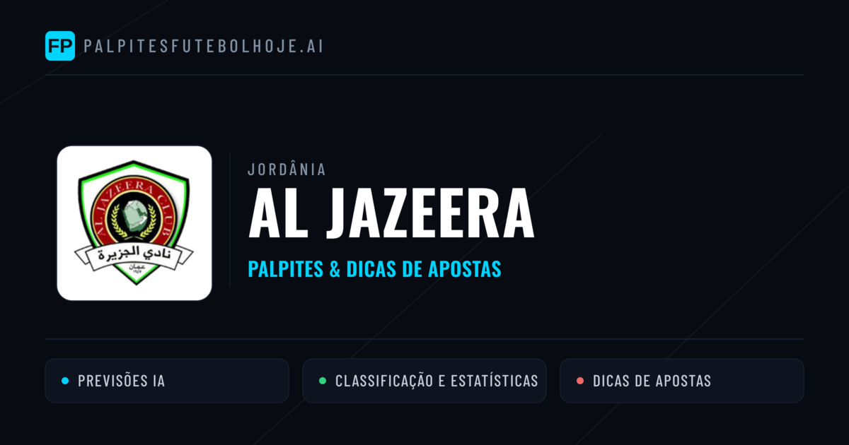 Al Jazeera Palpites & Estatísticas
