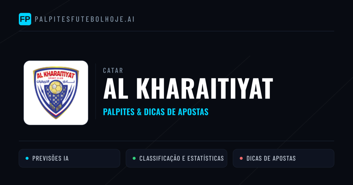 Al Kharaitiyat Palpites & Estatísticas