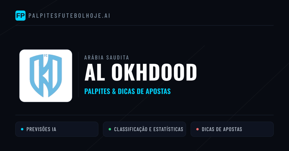 Al Okhdood Palpites & Estatísticas