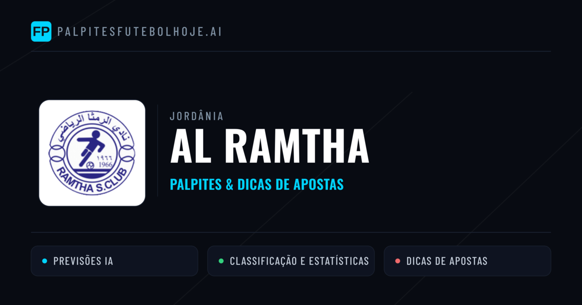 Al Ramtha Palpites & Estatísticas