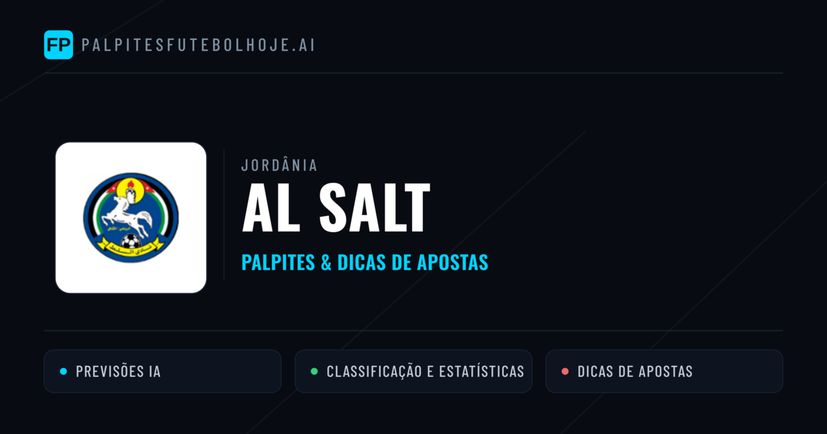 Al Salt Palpites & Estatísticas