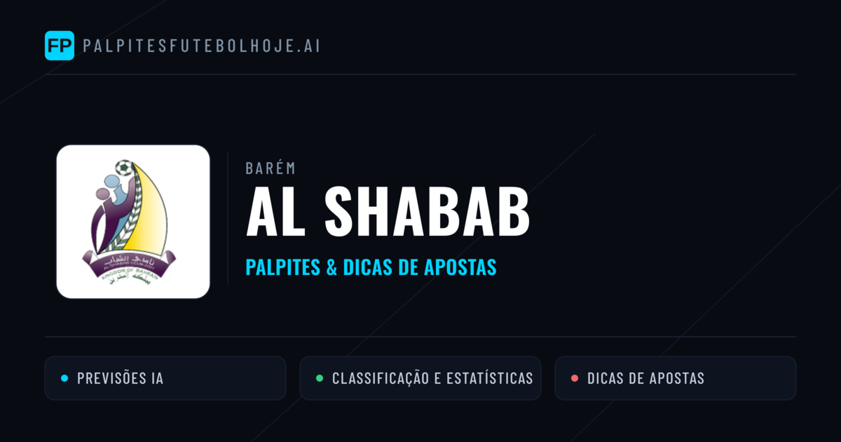 Al Shabab Palpites & Estatísticas