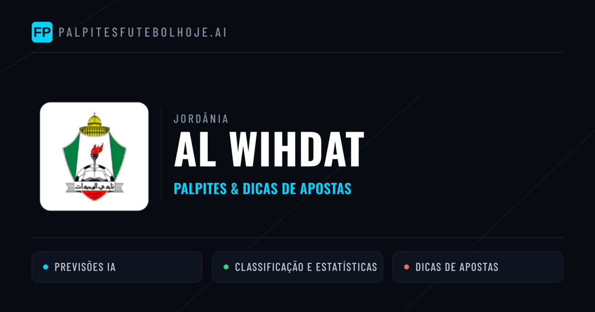 Al Wihdat Palpites & Estatísticas