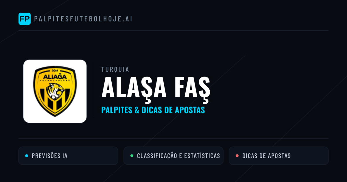 Alaşa FAŞ Palpites & Estatísticas