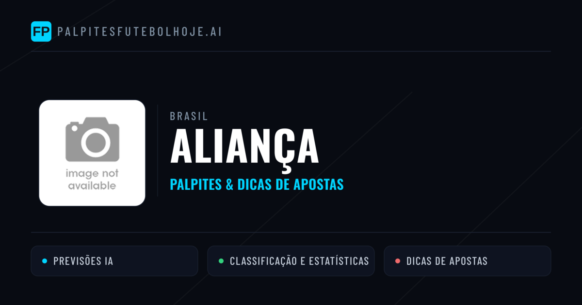 Aliança Palpites & Estatísticas