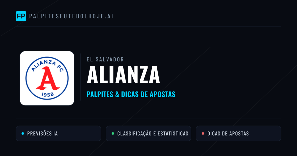 Alianza Palpites & Estatísticas