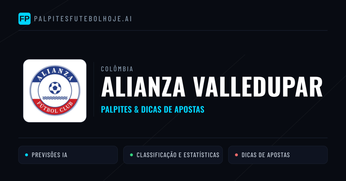 Alianza Valledupar Palpites & Estatísticas