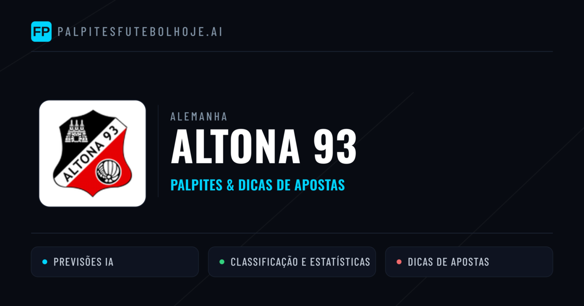 Altona 93 Palpites & Estatísticas