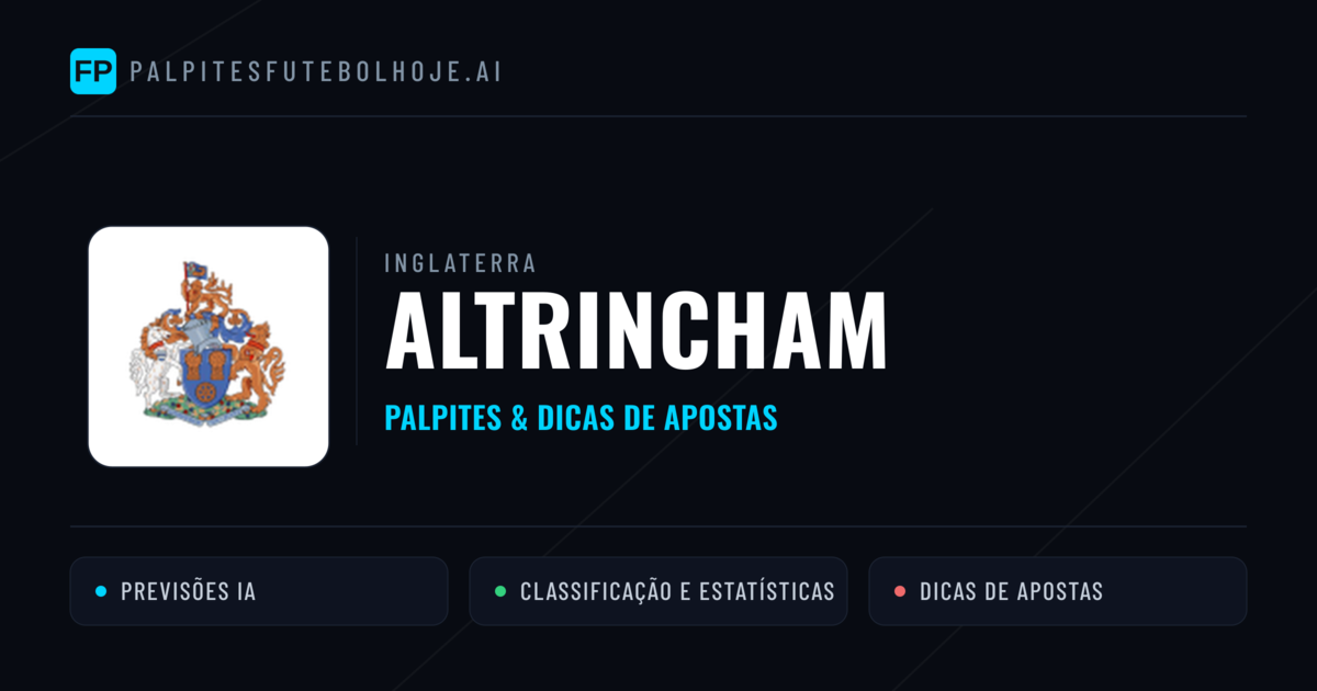 Altrincham Palpites & Estatísticas