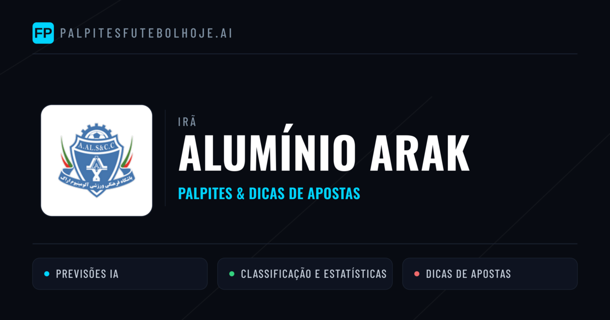 Alumínio Arak Palpites & Estatísticas