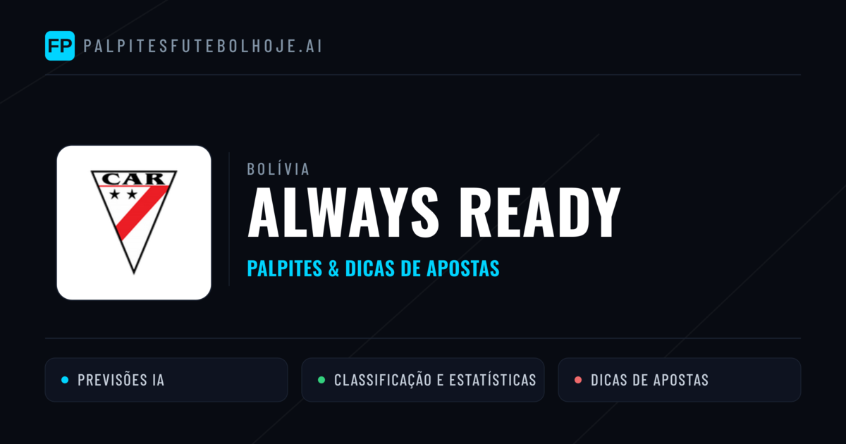 Always Ready Palpites & Estatísticas