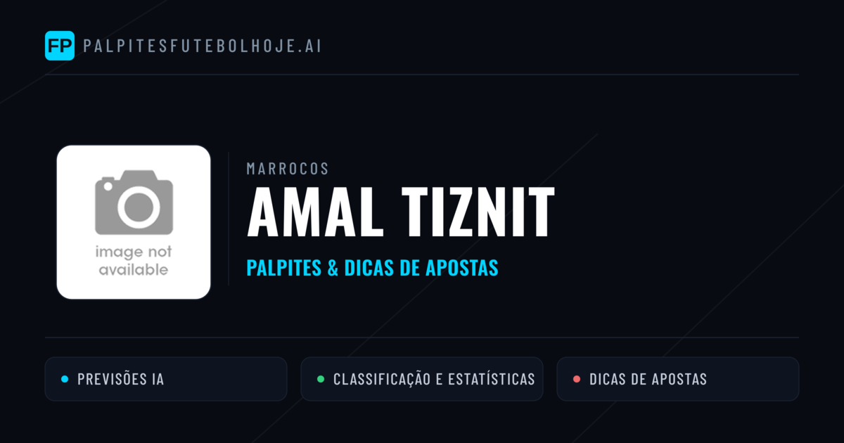 Amal Tiznit Palpites & Estatísticas