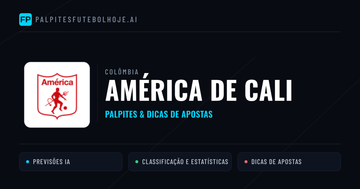 América de Cali Palpites & Estatísticas