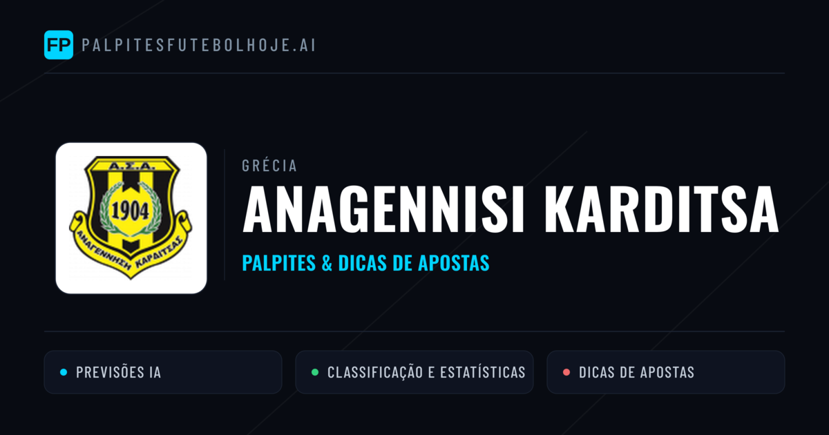Anagennisi Karditsa Palpites & Estatísticas