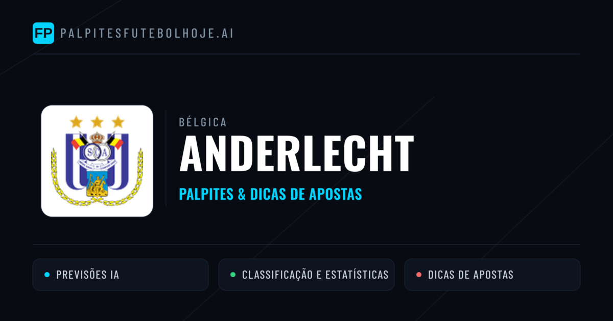 Anderlecht Palpites & Estatísticas