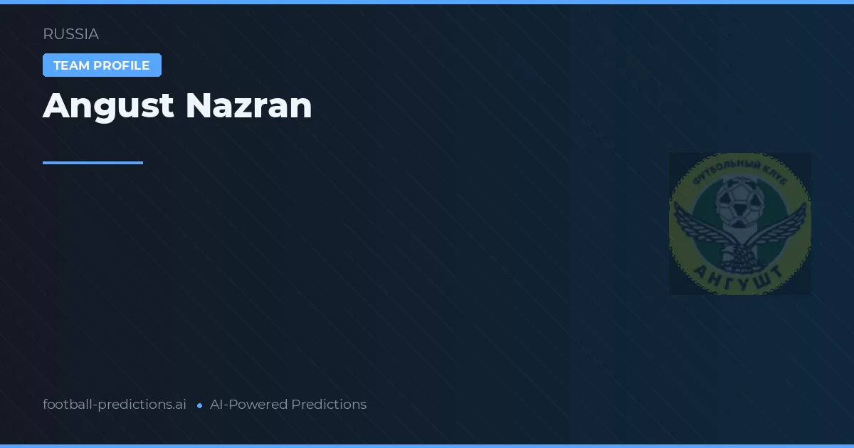 Angust Nazran Palpites & Estatísticas