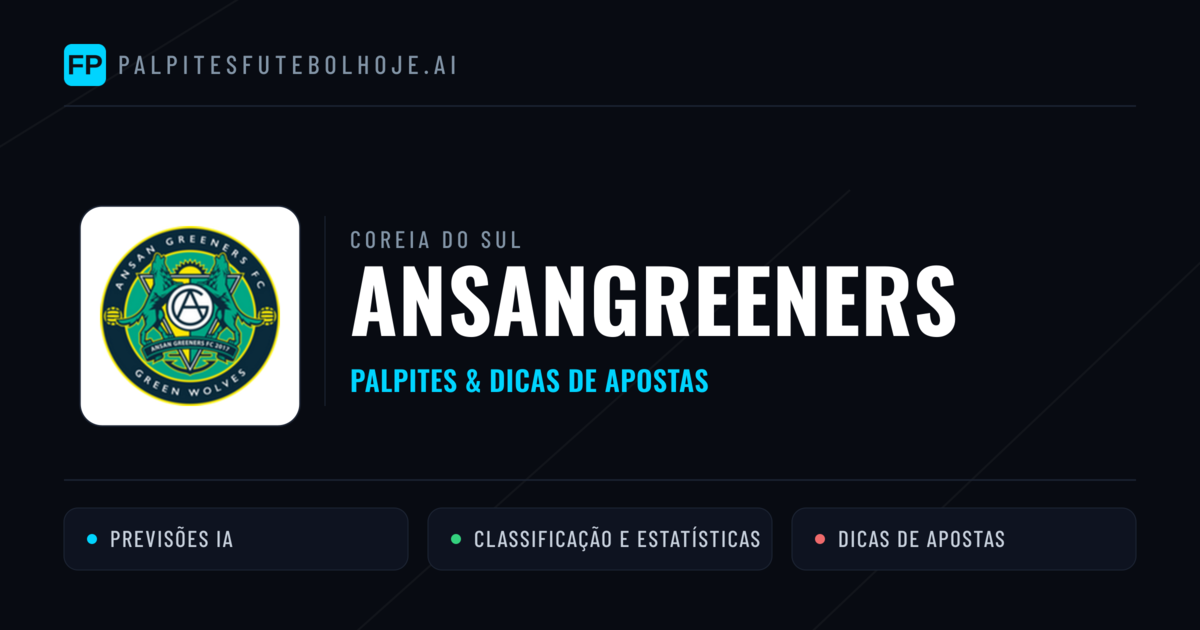 Ansangreeners Palpites & Estatísticas