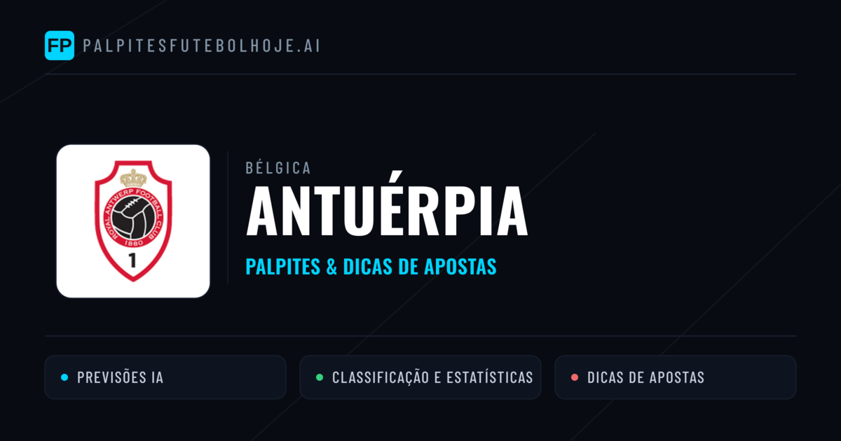 Antuérpia Palpites & Estatísticas