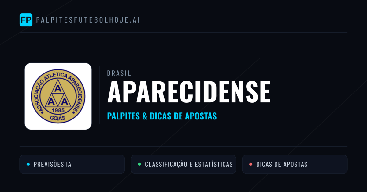 Aparecidense Palpites & Estatísticas