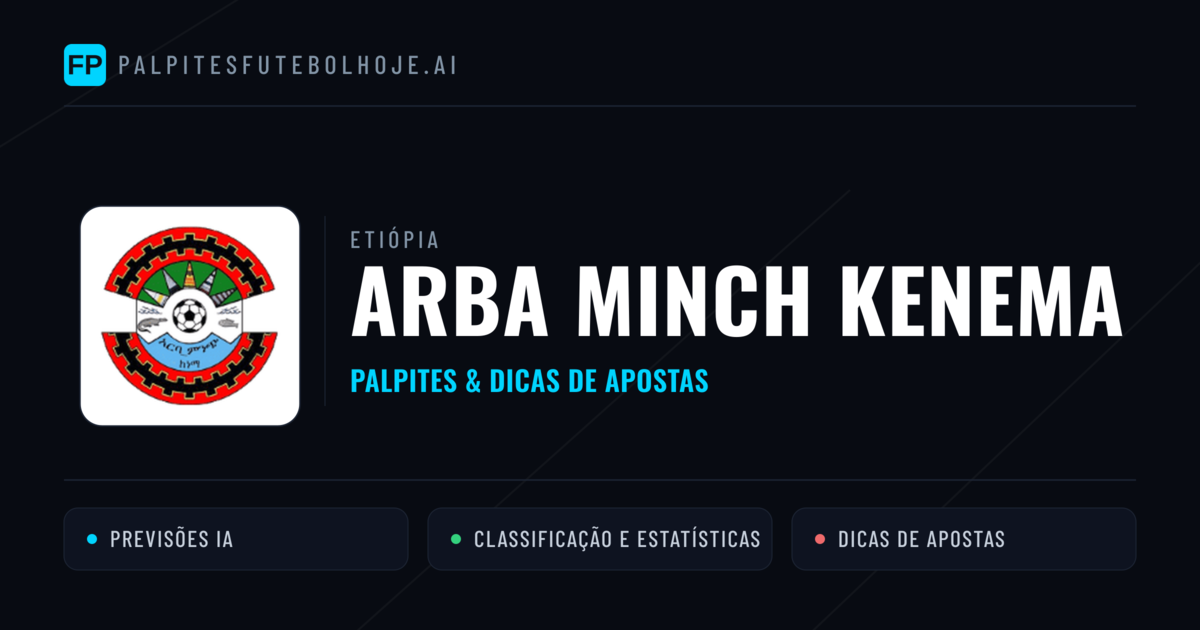 Arba Minch Kenema Palpites & Estatísticas