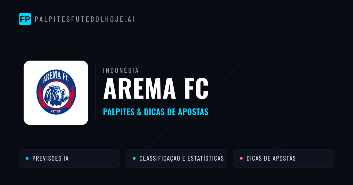 Arema FC Palpites & Estatísticas