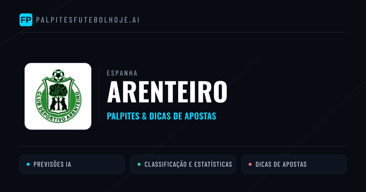 Arenteiro Palpites & Estatísticas