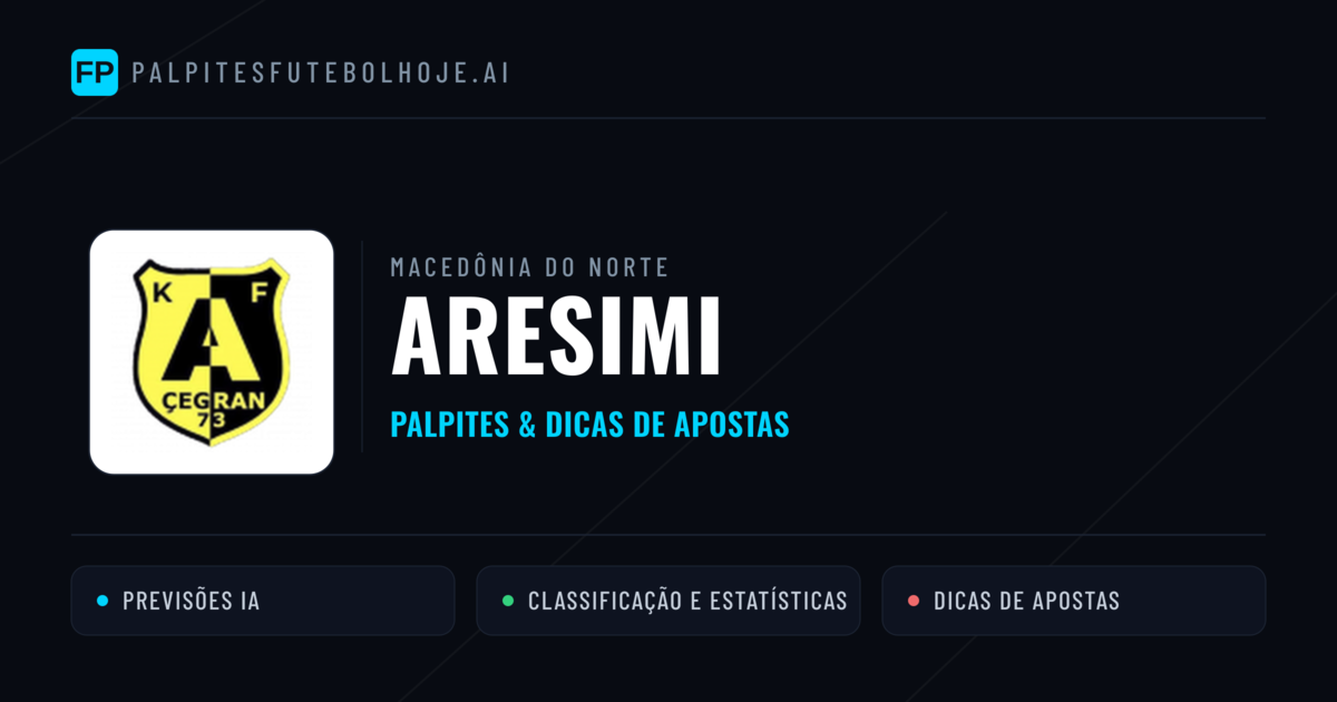 Aresimi Palpites & Estatísticas
