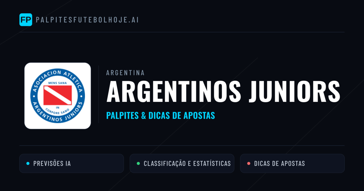 Argentinos Juniors Palpites & Estatísticas