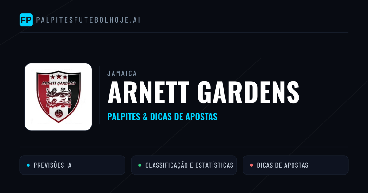 Arnett Gardens Palpites & Estatísticas