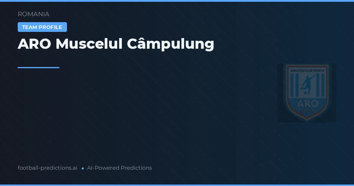 ARO Muscelul Câmpulung Palpites & Estatísticas