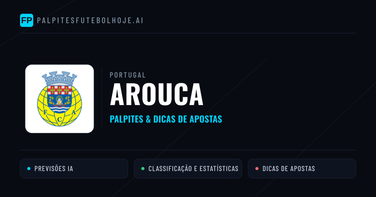Arouca Palpites & Estatísticas