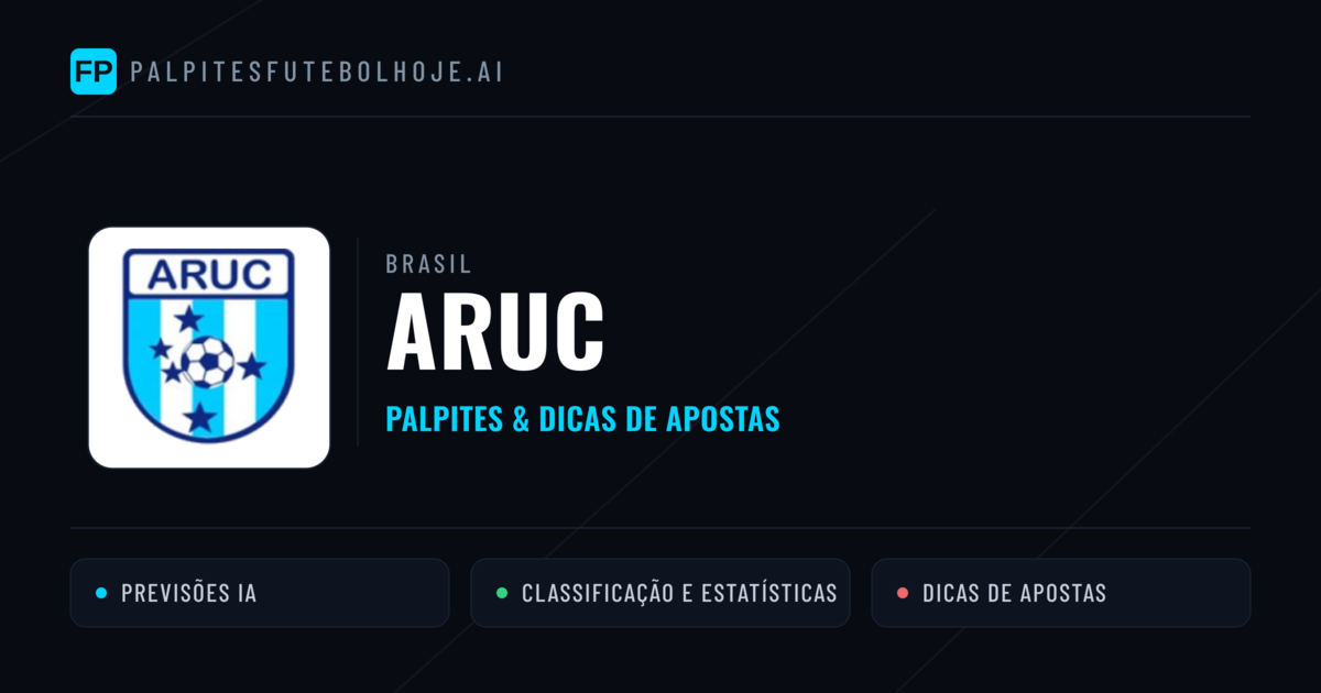 ARUC Palpites & Estatísticas