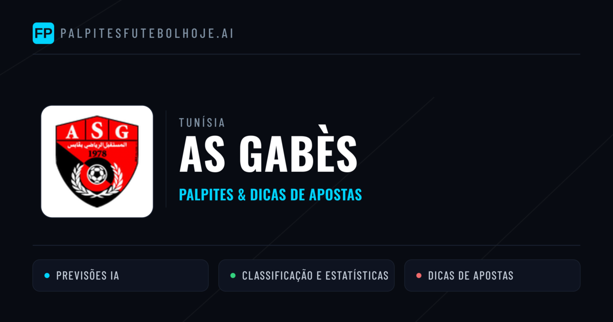 AS Gabès Palpites & Estatísticas