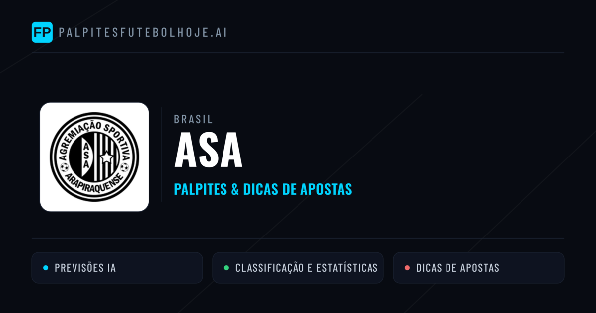 ASA Palpites & Estatísticas