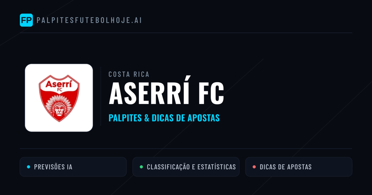 Aserrí FC Palpites & Estatísticas