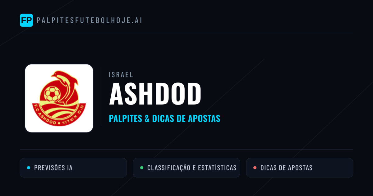 Ashdod Palpites & Estatísticas