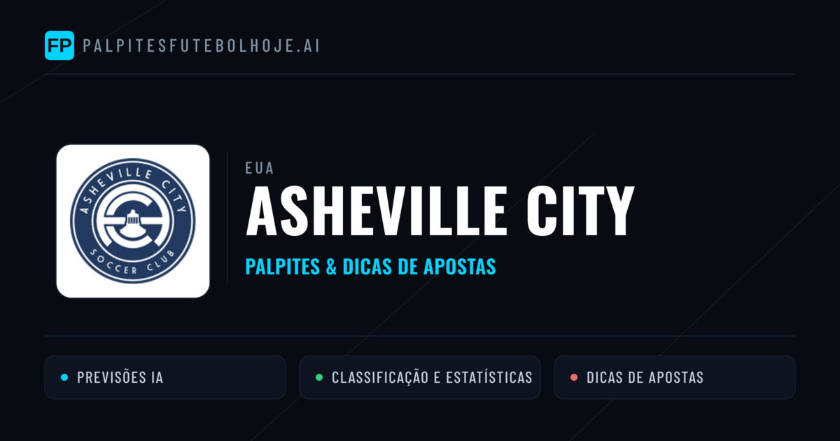 Asheville City Palpites & Estatísticas