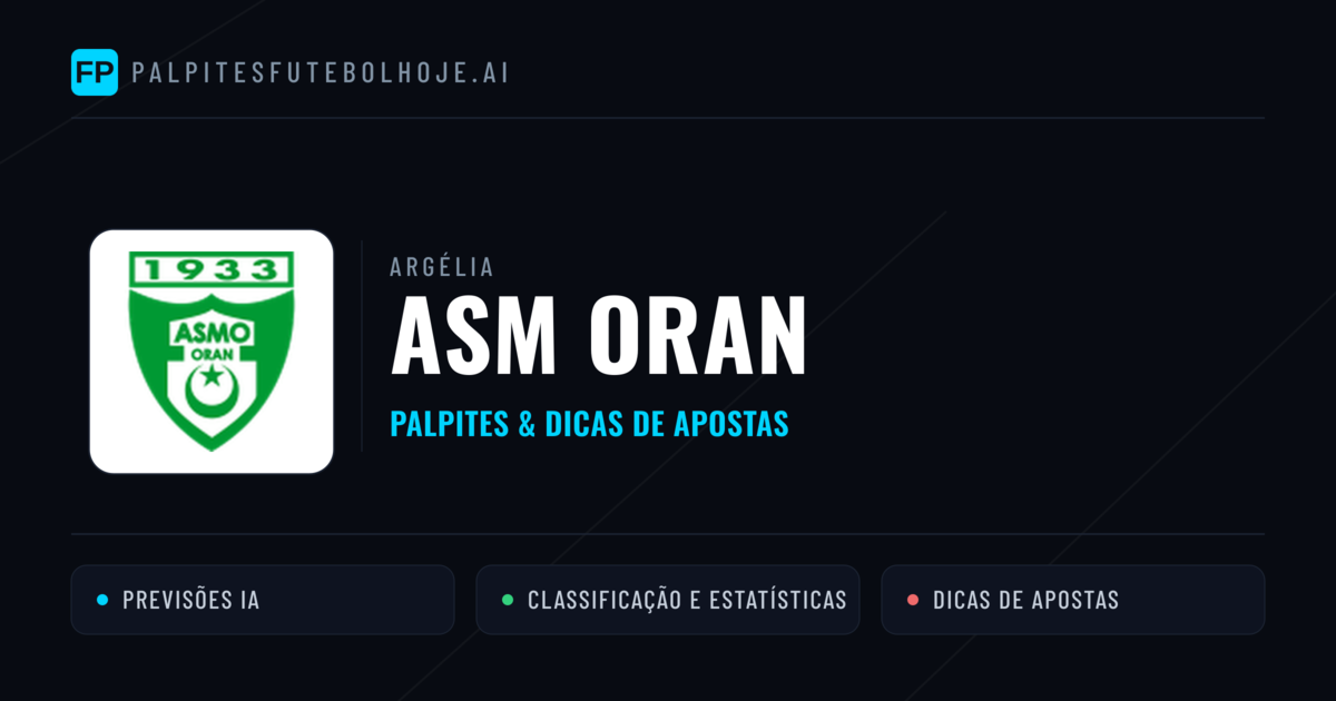 ASM Oran Palpites & Estatísticas