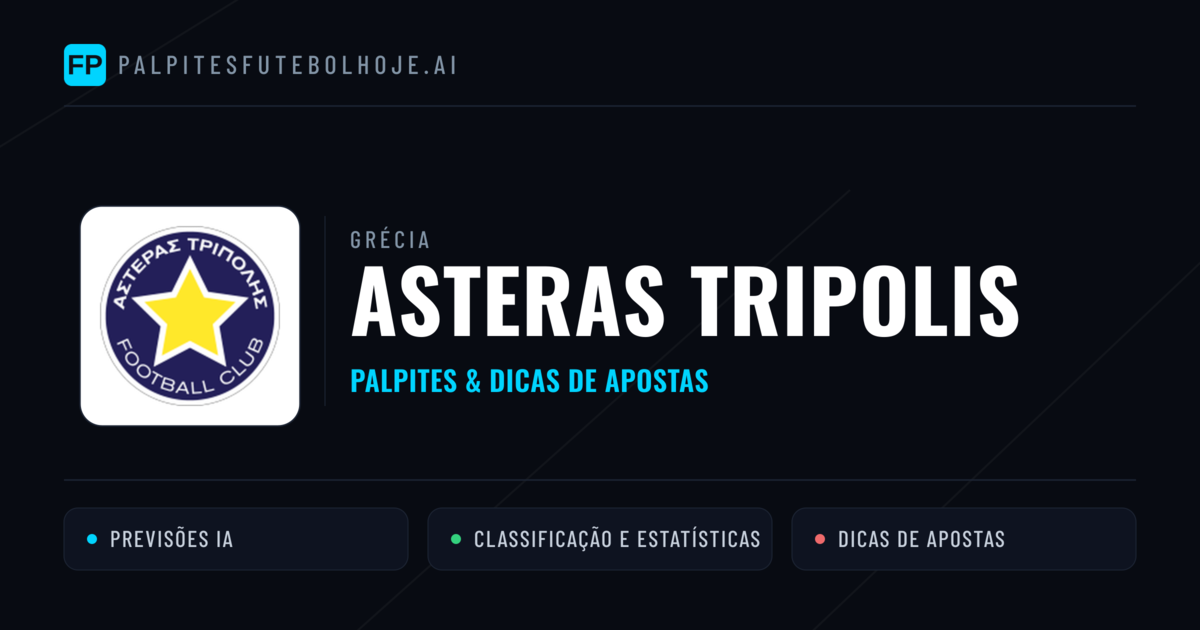 Asteras Tripolis Palpites & Estatísticas
