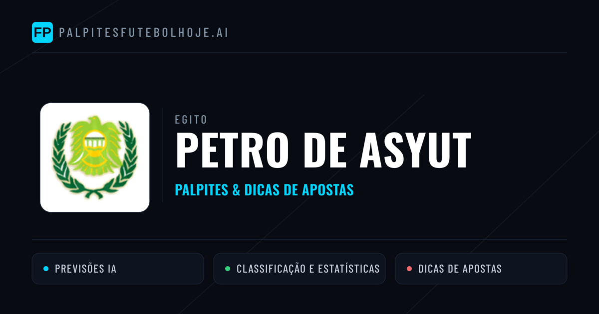 Petro de Asyut Palpites & Estatísticas