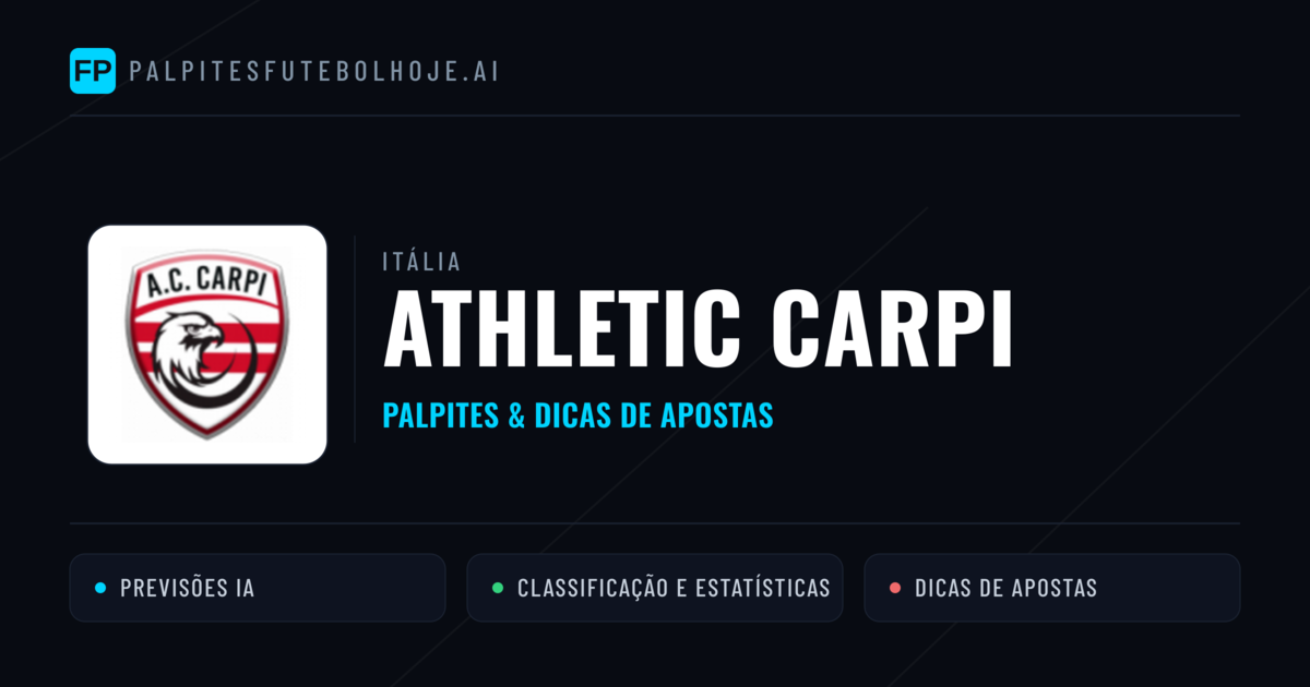 Athletic Carpi Palpites & Estatísticas