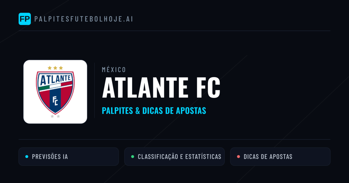 Atlante FC Palpites & Estatísticas