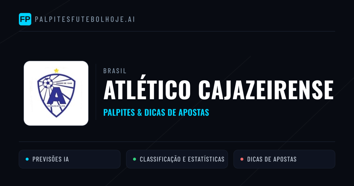 Atlético Cajazeirense Palpites & Estatísticas