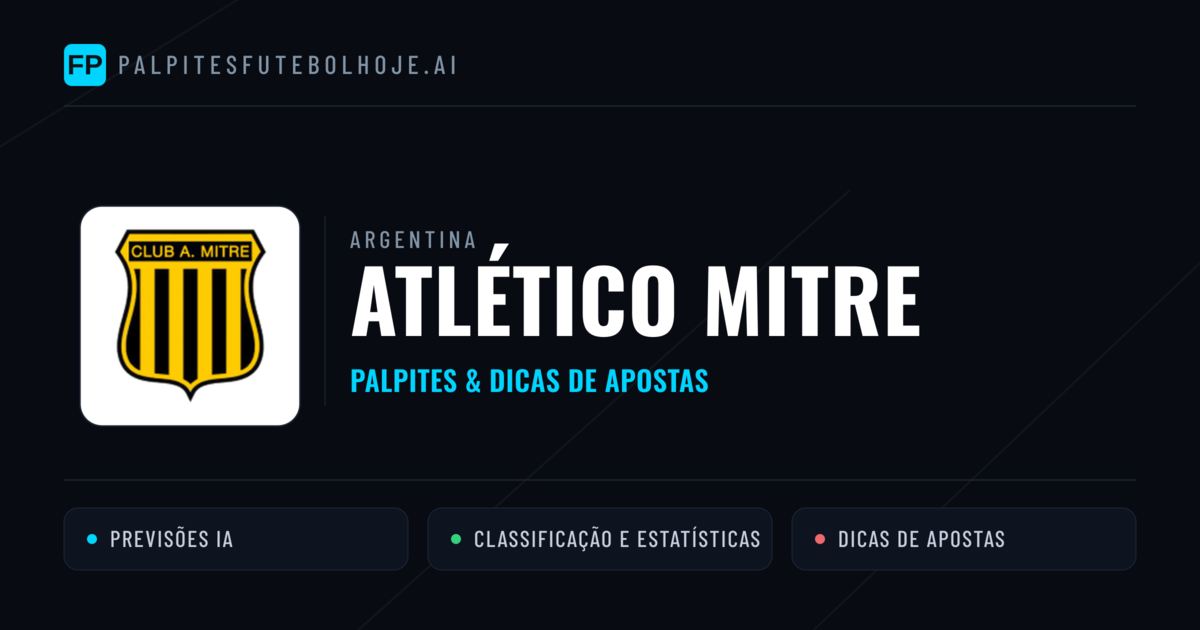 Atlético Mitre Palpites & Estatísticas