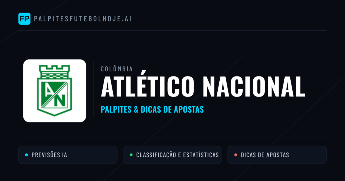 Atlético Nacional Palpites & Estatísticas