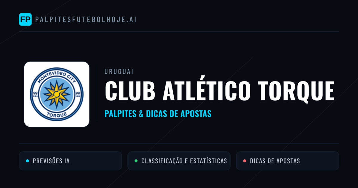 Club Atlético Torque Palpites & Estatísticas